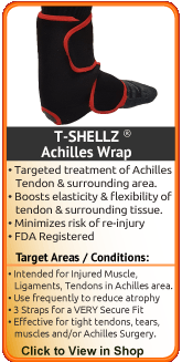 Advanced Therapy for torn achilles, ruptured achilles, sprained ankle or other ankle injury