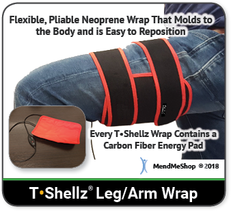 tendinitis injuries heal faster with an TShellz Wrap<sup>®</sup>: