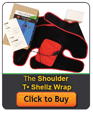 T•Shellz Wrap Shoulder Wrap to increase blood flow