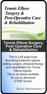 Treasure trove on information about elbow surgery for laymen.