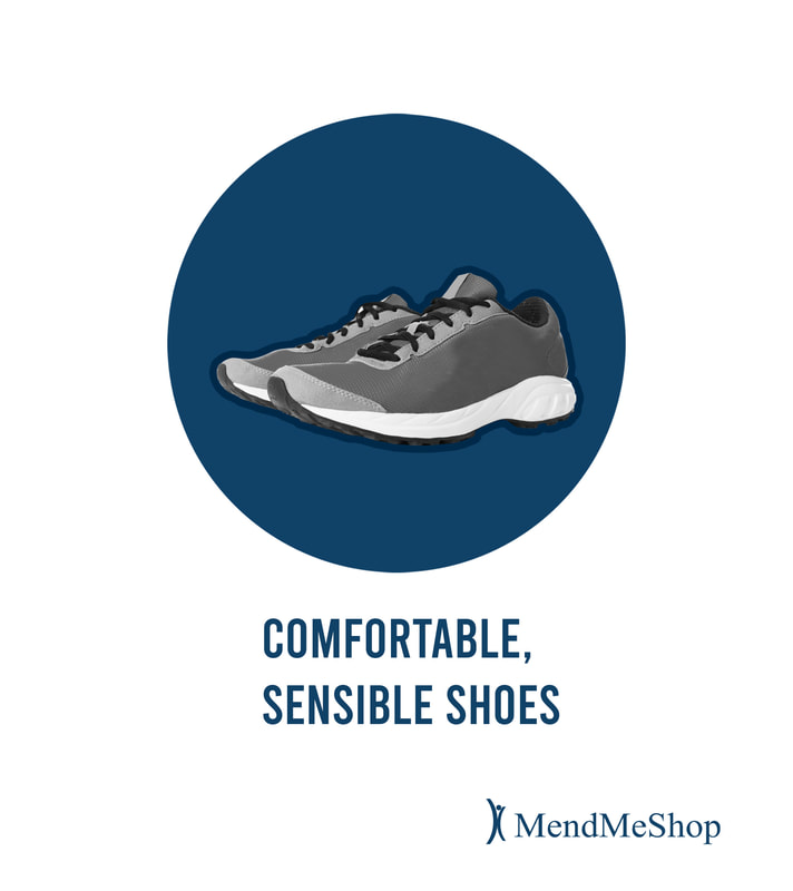 improve foot health by wearing comfortable shoes