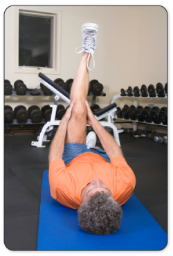 when muscle is warmed up the physical therapist will guide you through stretches to improve mobility.