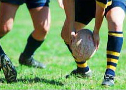 patellar bursitis from patellar tendon stress rugby