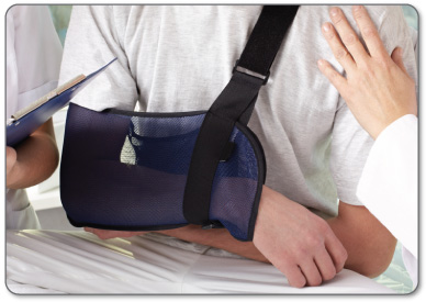 shoulder surgery soft brace sling