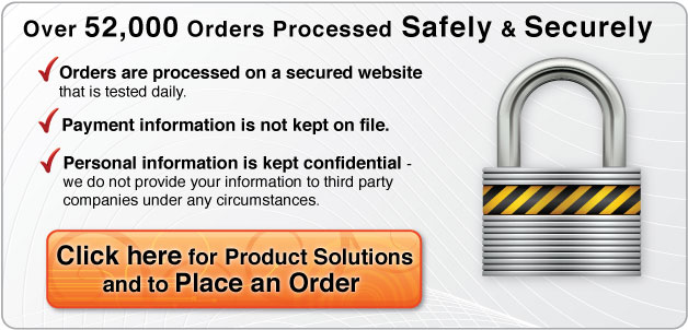 Our Online Shop is Secure and your personal information is Confidential