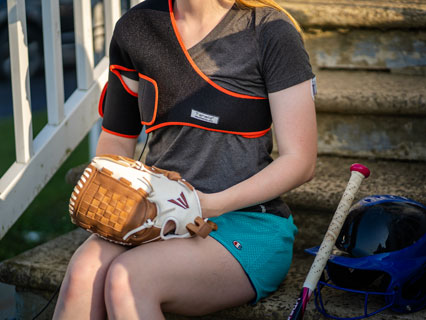 Shoulder TShellz Wrap Treatment Before Softball